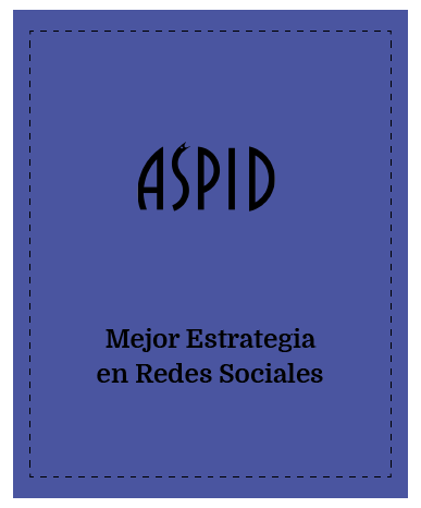 Premio ASPID a mejor estrategia en redes sociales